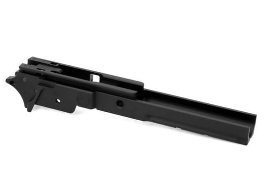 Airsoft Masterpiece Tokyo Marui ハイキャパ4.3 GBB アドバンスフレーム タクティカルレイル付き - ブラック（アルミニウム / アルミ）