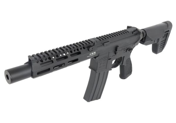 First Factory カーボンアウターバレル（長さ9インチ、14mm逆スクリュー、ブラック）