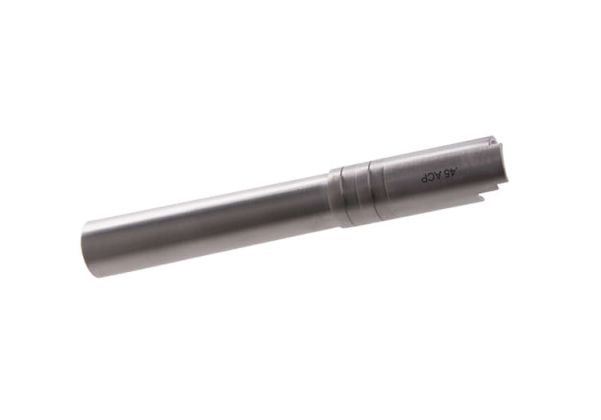 Guarder 2ウェイスチールアウターバレル Tokyo Marui/KJ Works HI-CAPA 5.1 GBBピストル用 - 銀(ぎん)