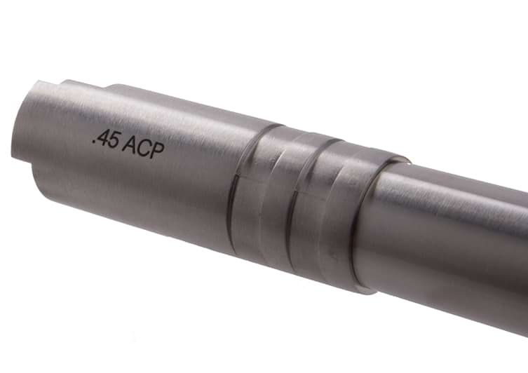 Guarder 2ウェイスチールアウターバレル Tokyo Marui/KJ Works HI-CAPA 5.1 GBBピストル用 - 銀(ぎん)