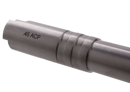 Guarder 2ウェイスチールアウターバレル Tokyo Marui/KJ Works HI-CAPA 5.1 GBBピストル用 - 銀(ぎん)