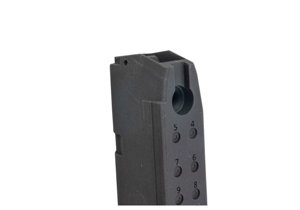 Guarder製アルミ製マガジンケース（Tokyo Marui モデル17/18C/22/34用）（9mm/ブラック）