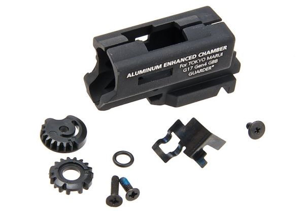 Guarder 強化ホップアップチャンバーセット Tokyo Marui G17 Gen 4 GBBピストル用 - BK

