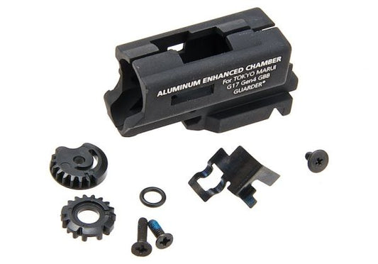 Guarder 強化ホップアップチャンバーセット Tokyo Marui G17 Gen 4 GBBピストル用 - BK
