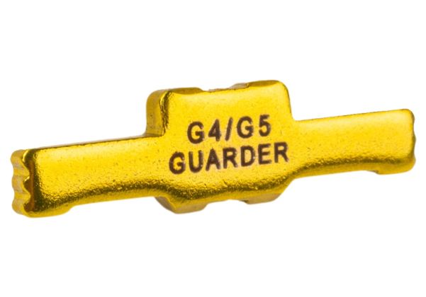 Guarder Tokyo Marui G17 / G19 Gen4 / Gen5 MOS GBB スチールGBBスライドロック - 金(きん)