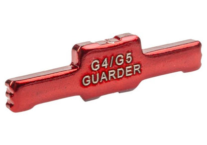 Guarder Tokyo Marui G17 / G19 Gen4 / Gen5 MOS GBB スチールGBBスライドロック - 赤