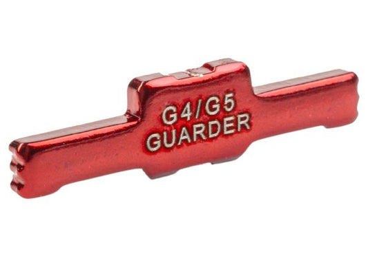 Guarder Tokyo Marui G17 / G19 Gen4 / Gen5 MOS GBB スチールGBBスライドロック - 赤