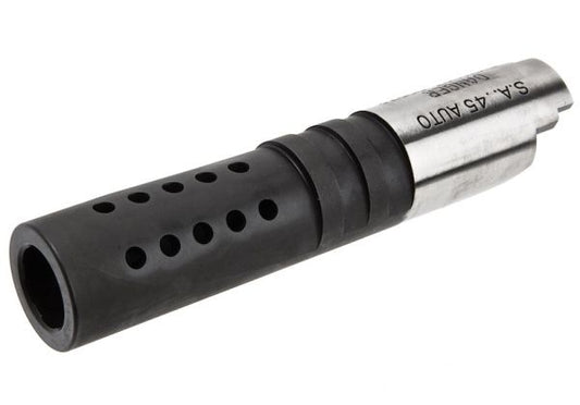 Guarder CNCステンレスアウターバレル Tokyo Marui V10 GBB エアソフトガン用 - デュアルトーン