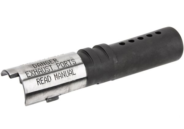 Guarder CNCステンレスアウターバレル Tokyo Marui V10 GBB エアソフトガン用 - デュアルトーン