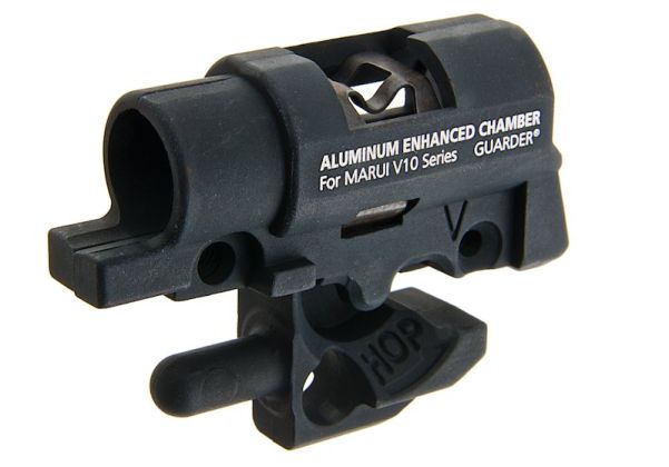 Guarder 強化ホップアップチャンバー Tokyo Marui V10 GBB エアソフトガン用 - ブラック
