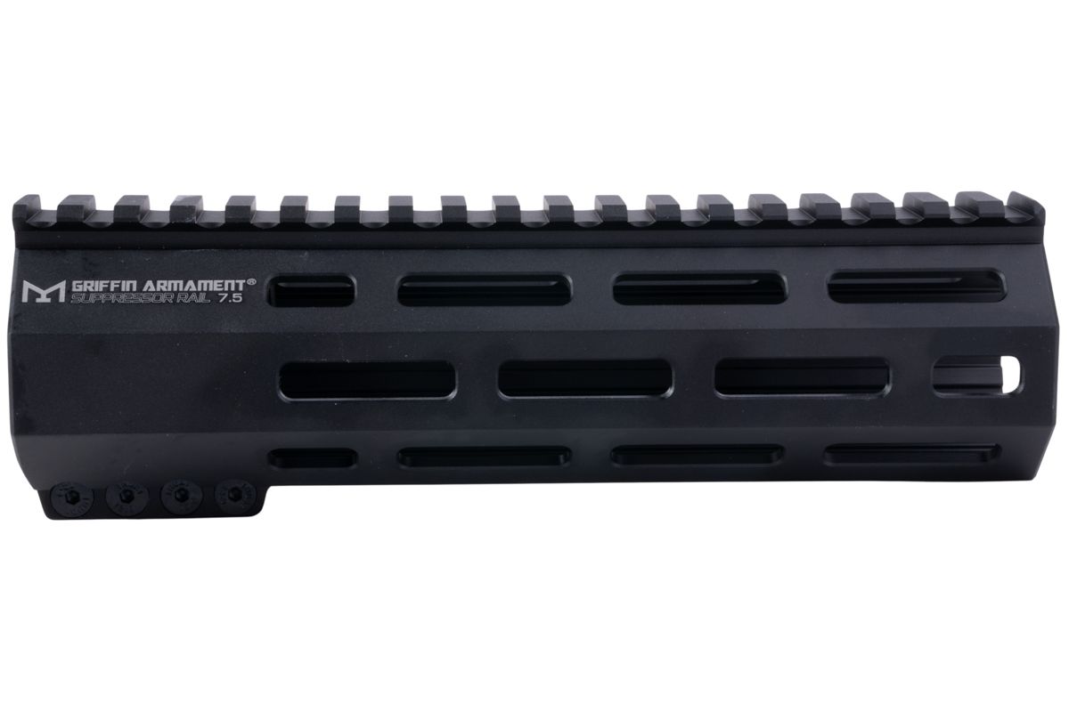 PTS グリフィン アーマメント SR-リジッド M-LOK ハンドガード M4 AEG / GBB / PTW ライフル用 (7.5 インチ、アルミニウム / アルミ、ブラック)