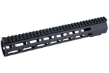 PTS グリフィン アーマメント SR-リジッド M-LOK ハンガード M4 AEG / GBB / PTW ライフル用 (12.5 インチ、アルミニウム / アルミ、ブラック)