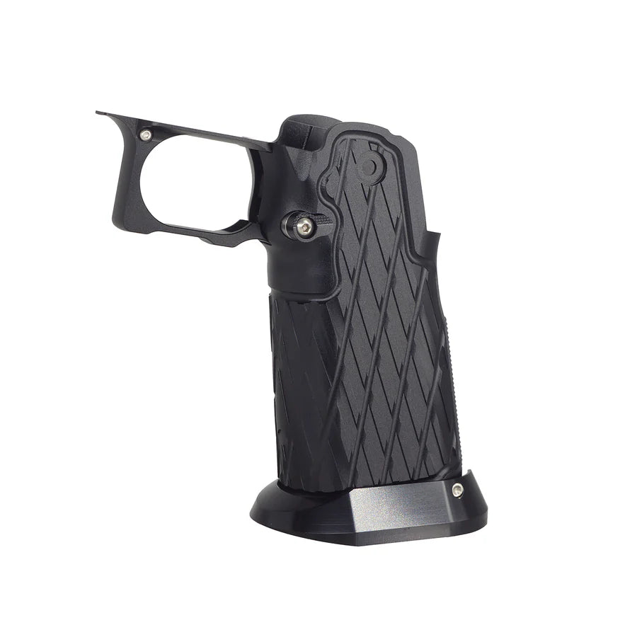 5KU CNC アルミグリップ Type.11 マルイ HI-CAPA GBB Airsoft用 ( 5KU-GB-616 ) - ブラック