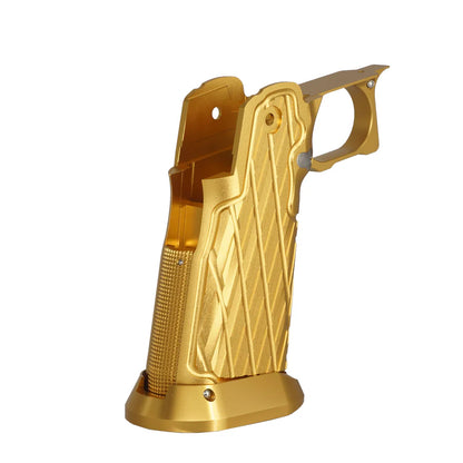 5KU CNC アルミグリップ Type.11 マルイ HI-CAPA GBB Airsoft用 ( 5KU-GB-616 ) - 金(きん)