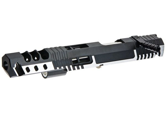 Gunsmith Bros HI-CAPA オープンGBBスライドキット (TT サンド VIP) - ブラック 2トーン