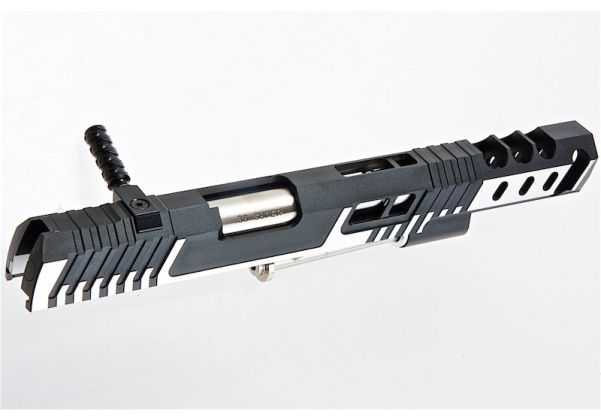 Gunsmith Bros HI-CAPA オープンGBBスライドキット (TT サンド VIP) - ブラック 2トーン