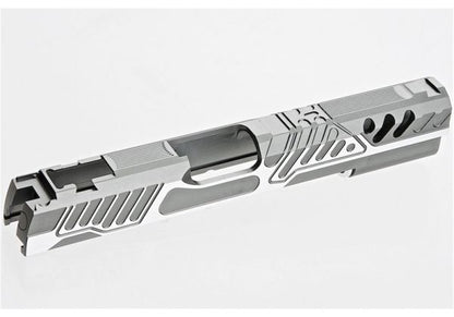 Gunsmith Bros HI Capa 5.1 GBBスライド (タイプ192) - グレー、アルミニウム / アルミ
