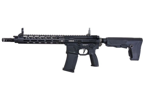 G&G MGCR 556 GBBR エアソフト ライフル M-LOK ハンドガード付き (10 インチ) - ブラック