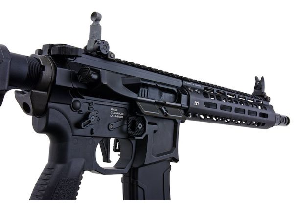 G&G MGCR 556 GBBR エアソフト ライフル M-LOK ハンドガード付き (10 インチ) - ブラック