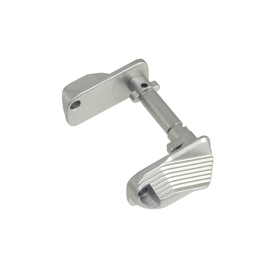 5KU ステンレスサムセーフティ タイプD KJW CZ Shadow2 GBB用 (GBSD2020) - 銀(ぎん)