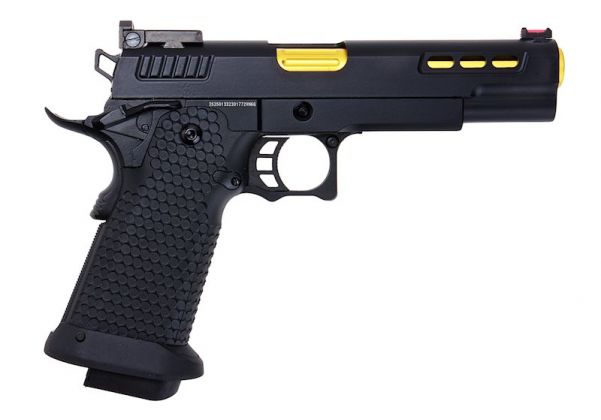 GOLDEN EAGLE HI CAPA 5.1 GBB エアソフトピストル (CNC アルミニウム スライド)(3332)