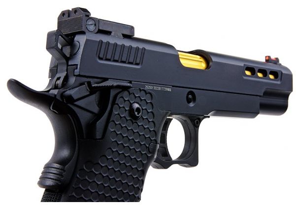 GOLDEN EAGLE HI CAPA 5.1 GBB エアソフトピストル (CNC アルミニウム スライド)(3332)