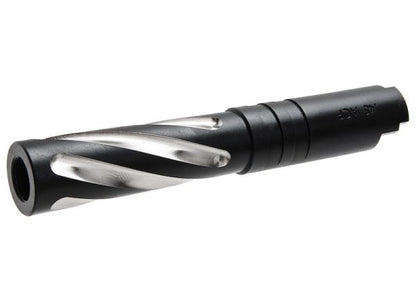 GK Tactical Tokyo Marui ハイキャパ 4.3 GBB エアソフトガン アウターバレル (トルネード、ステンレススチール) - ブラック