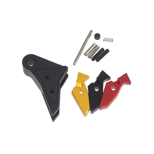 Guns Modify アルミ製 調整可能フラットトリガー Marui Gシリーズ エアソフトガン用 (GM0078)