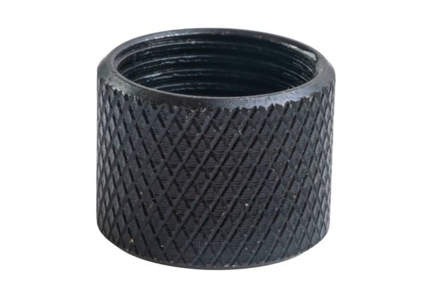 Guns Modify スチール CNC バレル ス赤プロテクター (14mm CW、ブラック)