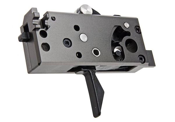 Guns Modify Tokyo Marui MWS GBBR EVO アルミCNCトリガーボックス（ドロップインスチールパーツ付き）（Geiトリガー）
