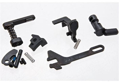 Guns Modify Tokyo Marui MWS GBBR EVO アルミCNCトリガーボックス（ドロップインスチールパーツ付き）（Geiトリガー）
