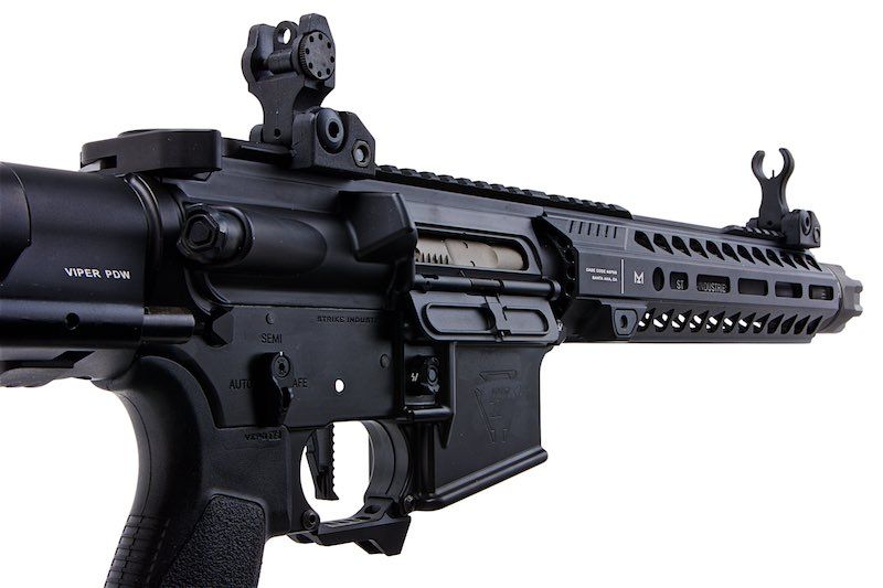 STRIKE INDUSTRIES EMG ストライク タクティカル 10 インチ PDW (MWS システム) GBB エアソフト ライフル (ブラック)