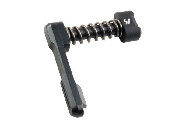 EMG Strike Industries CNC マガジンキャッチ Tokyo Marui MWS GBBR用 - ブラック (G&P製)