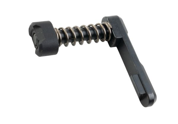 EMG Strike Industries CNC マガジンキャッチ Tokyo Marui MWS GBBR用 - ブラック (G&P製)