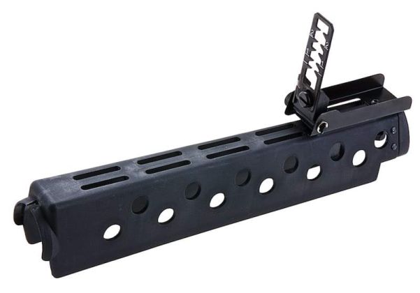G&P M203 エアソフトアッパーハンドガード（ロングバージョン、ブラック）