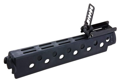 G&P M203 エアソフトアッパーハンドガード（ロングバージョン、ブラック）