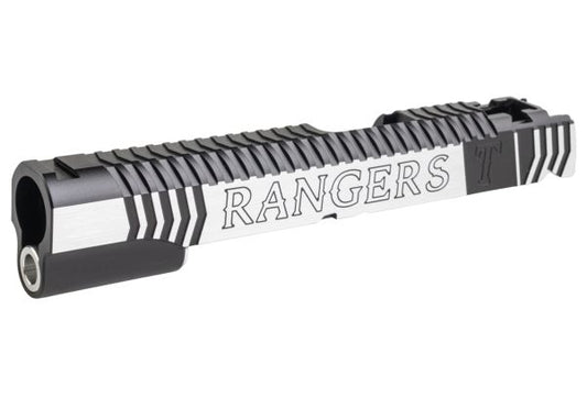 Gunsmith Bros インフィニティレンジャーズ Tokyo Marui ハイキャパ GBB ピストル用 シングルGBBスライド - ブラック 2トーン
