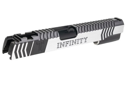 Gunsmith Bros インフィニティレンジャーズ Tokyo Marui ハイキャパ GBB ピストル用 シングルGBBスライド - ブラック 2トーン
