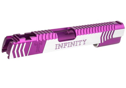 Gunsmith Bros インフィニティレンジャーズ Tokyo Marui ハイキャパ GBB ピストル用 シングルGBBスライド - 紫 2トーン