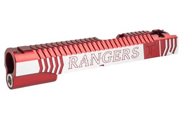 Gunsmith Bros インフィニティレンジャーズ Tokyo Marui ハイキャパ GBB ピストル用 シングルGBBスライド - 赤 2トーン