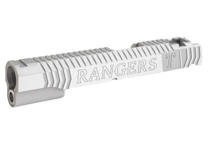 Gunsmith Bros インフィニティレンジャーズ Tokyo Marui ハイキャパ GBB ピストル用 シングルGBBスライド - 銀(ぎん)