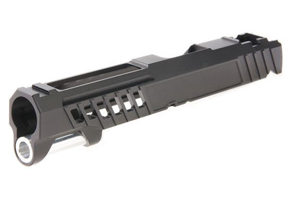 Gunsmith Bros Design製 ウルトラライト / 軽量(けいりょう)シングルGBBスライド  Tokyo Marui ハイキャパ GBBシリーズ用 - ブラック