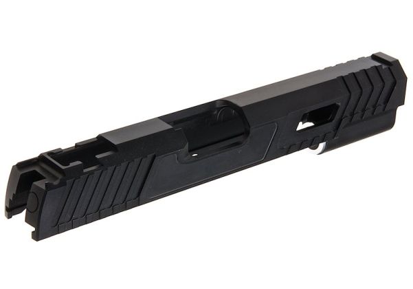 Gunsmith Bros TTI製 シングルGBBスライド Tokyo Marui ハイキャパ GBBピストル用 - ブラック