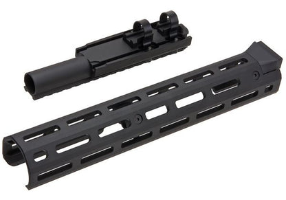 Hephaestus AKハンドガードセット（10.5インチ、M-Lok）GHK/LCT AK用レイル付きガスチューブ付き（タイプIIIハードコートアルマイト処理）