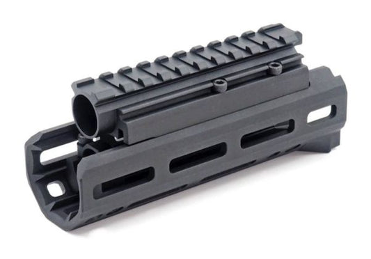Hephaestus AKS74U ハンドガードセット (M-LOK) レイルガスチューブ付き GHK/LCT AKシリーズ用 (タイプIIIハードコートアルマイト加工)