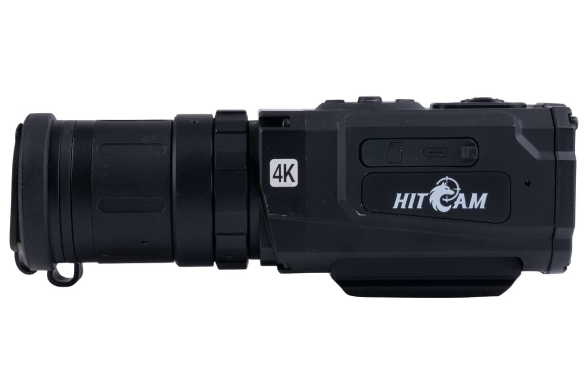 RUNCAM HITCAM 4K アクション スコープ カメラ (10 倍光学ズーム付き) (ゴム製接眼レンズと照明装置付きカメラ)