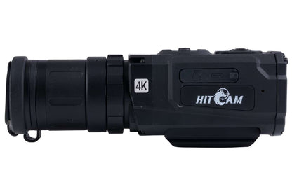 RUNCAM HITCAM 4K アクション スコープ カメラ (10 倍光学ズーム付き) (ゴム製接眼レンズと照明装置付きカメラ)