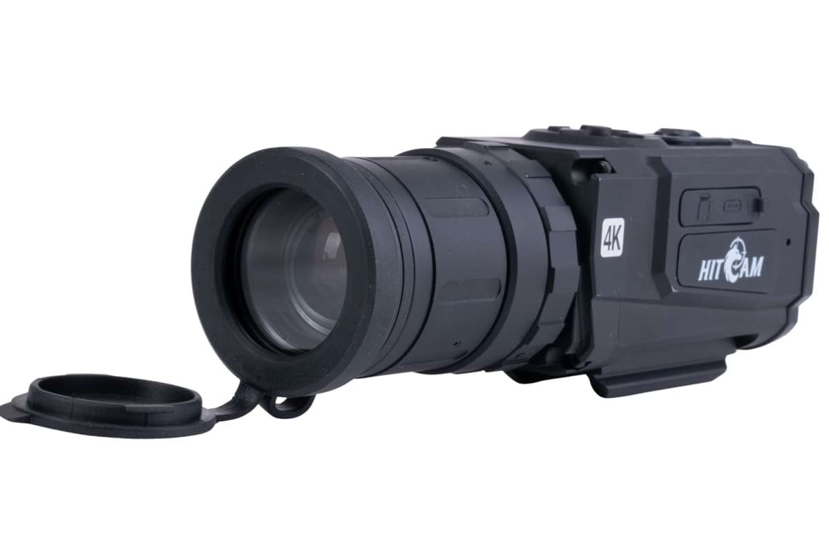 RUNCAM HITCAM 4K アクション スコープ カメラ (10 倍光学ズーム付き) (ゴム製接眼レンズと照明装置付きカメラ)