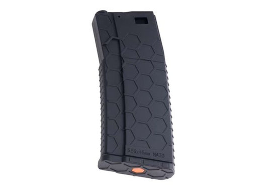 EMG Hexmag エアソフト ポリマー AEG マガジン (230発、ブラック、Dytac 製)
