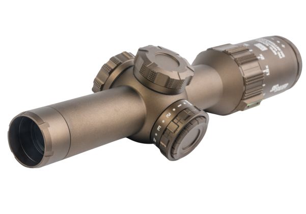 Holy Warrior TANGOスタイル 1-6X24MM エアソフトライフルスコープ（GEIスタイルスコープマウント付き） - ちゃいろ
